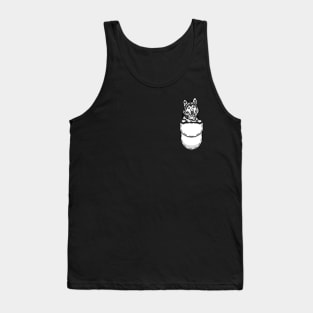 Funny Alaskan Malamute Pocket Dog Tank Top